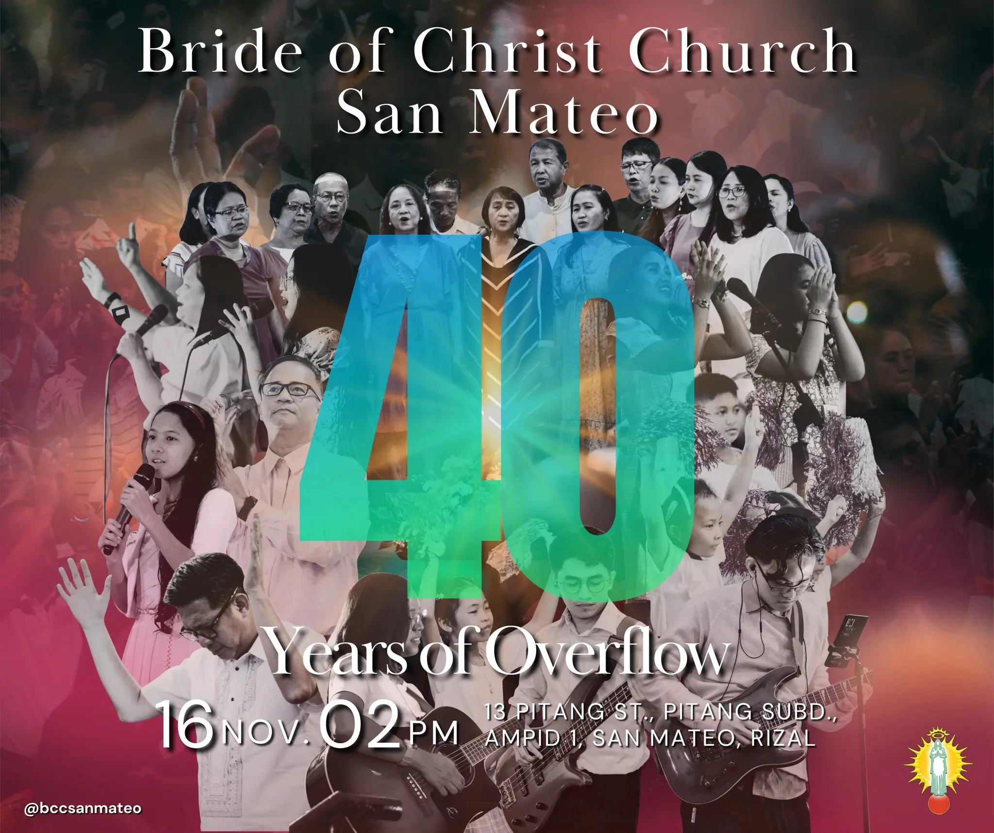 Bride of Christ Church San Mateo 40th Anniversary